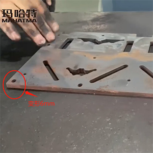 5.5mm激光切割下料碳鋼板變形校平，精度0.1mm-高精密矯平機