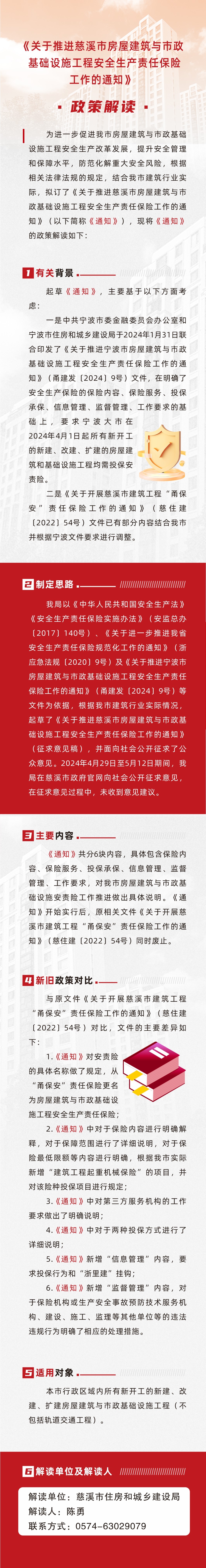《關(guān)于推進(jìn)慈溪市房屋建筑與市政基礎(chǔ)設(shè)施工程安全生產(chǎn)責(zé)任保險(xiǎn)工作的通知》政策解讀.JPG